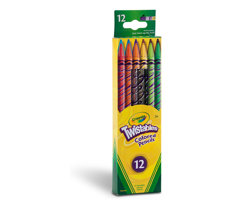 Vivid Imaginations Crayola Twistable Crayons pack Of 12, Multi-colour